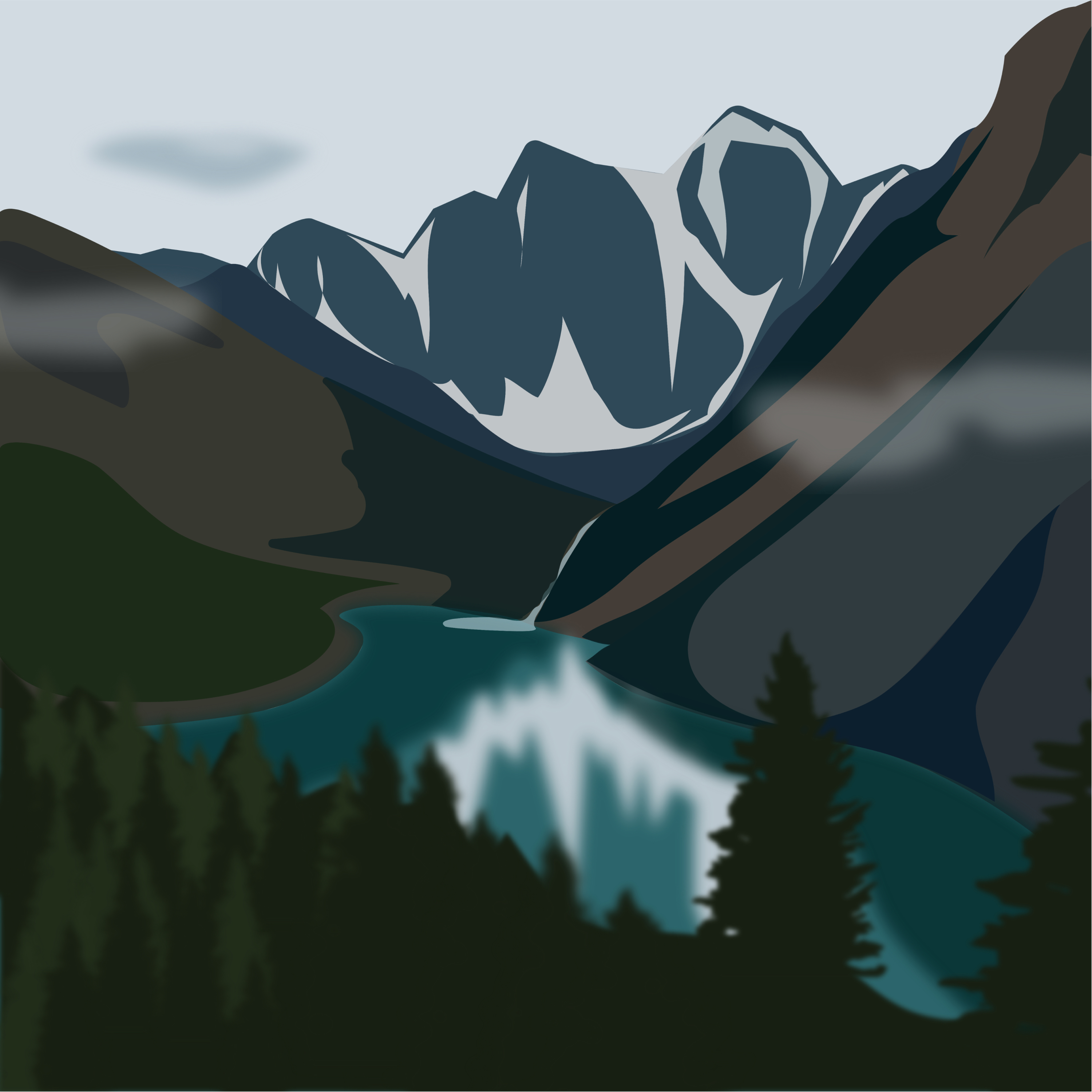Mountain's spirits lake