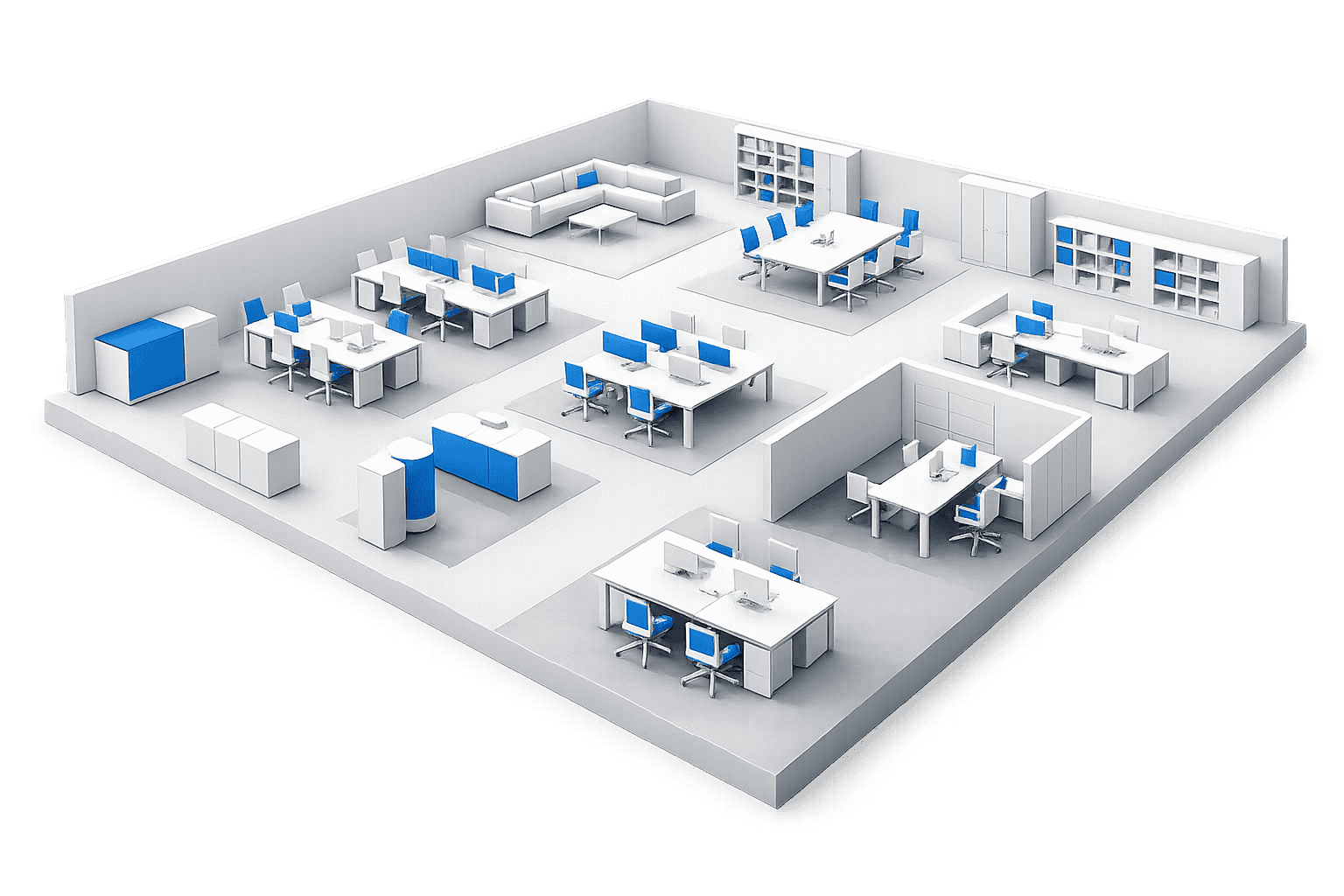 office, co-working, meeting room acoustic planning