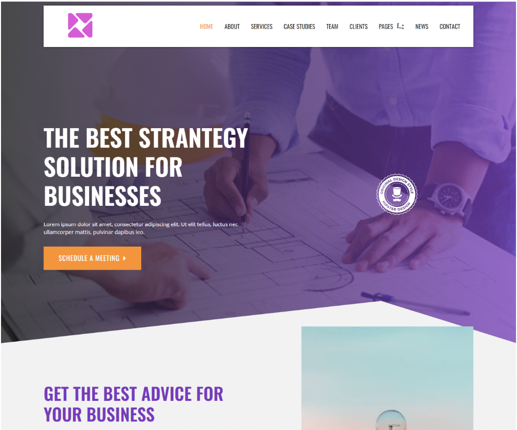 Consultancy Agency Landing Page