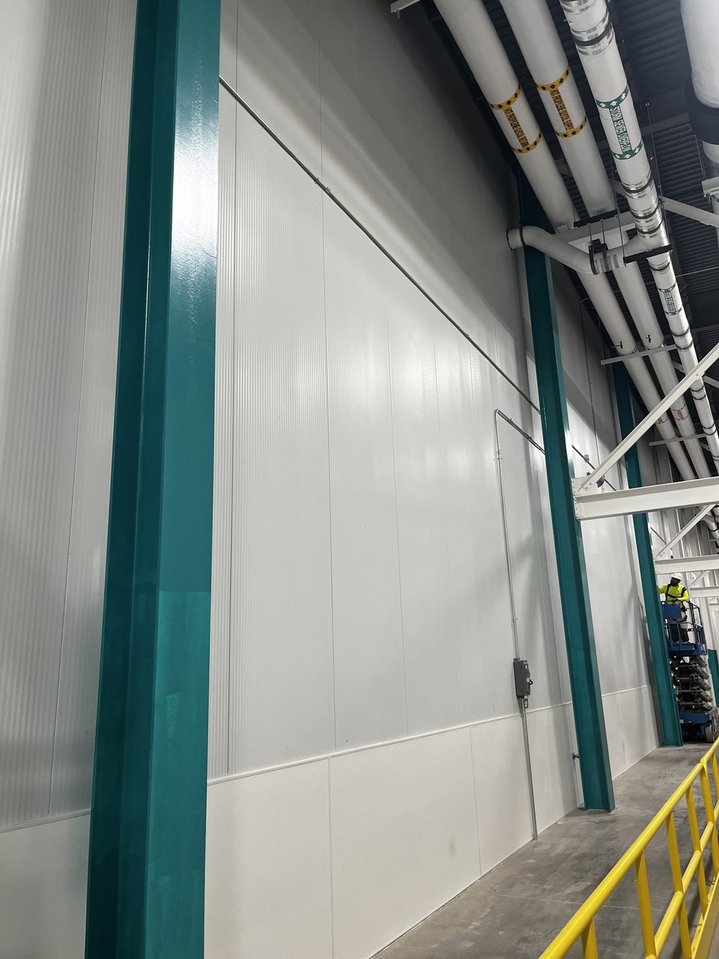 Bare walls before work began