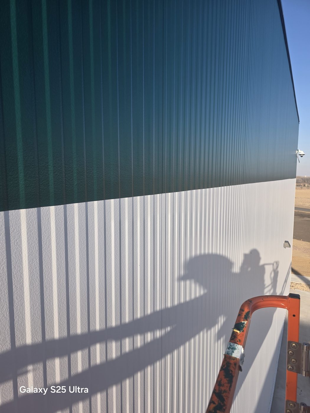 Exterior west face complete