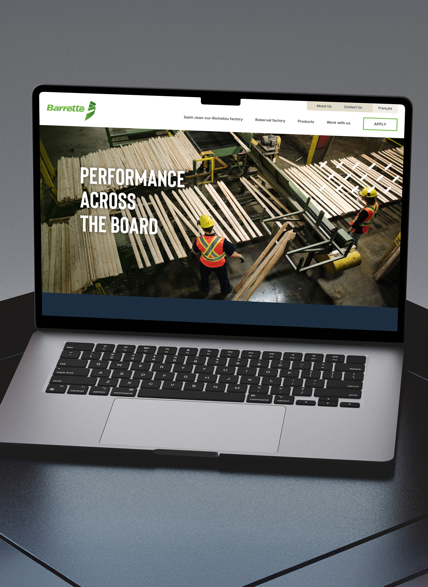 I led the UX and UI design for a full website redesign focused on attracting new job applicants through an engaging and intuitive experience. The design prioritized clear navigation, simplified application flows, and strong calls-to-action to drive recruitment, while reinforcing the company’s credibility as a trusted leader in wood manufacturing.