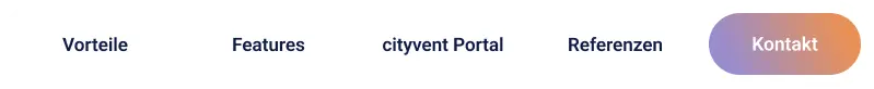 cityvent Website Navigationsleiste