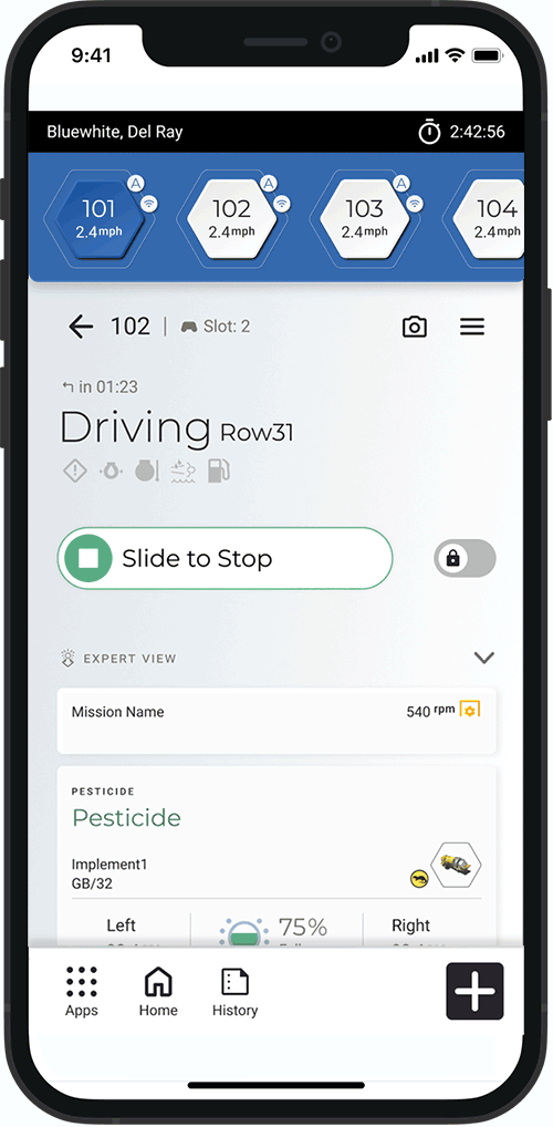 Compass application by Bluewhite for Agriculture