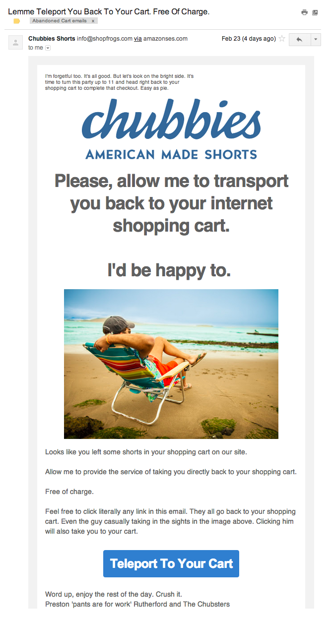 cart abandonment psychographic marketing 