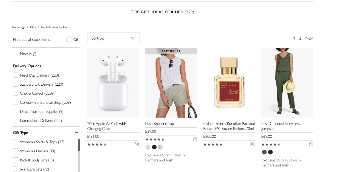 social proof marketing examples for gifts