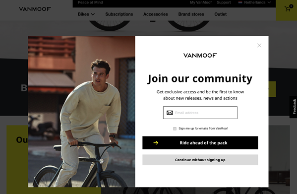 unity social proof marketing examples van moof