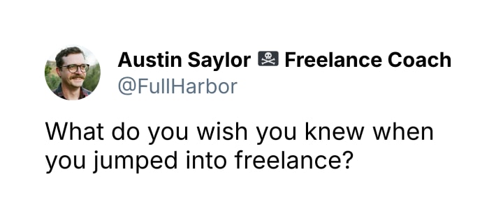 What do you wish you knew?