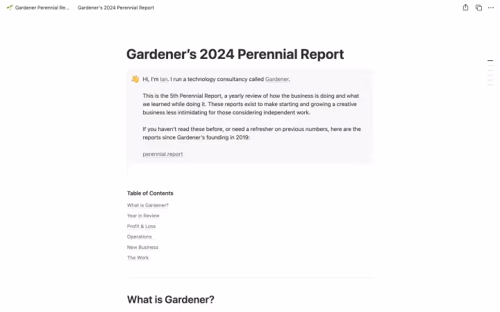 Gardener’s 2024 Perennial Report