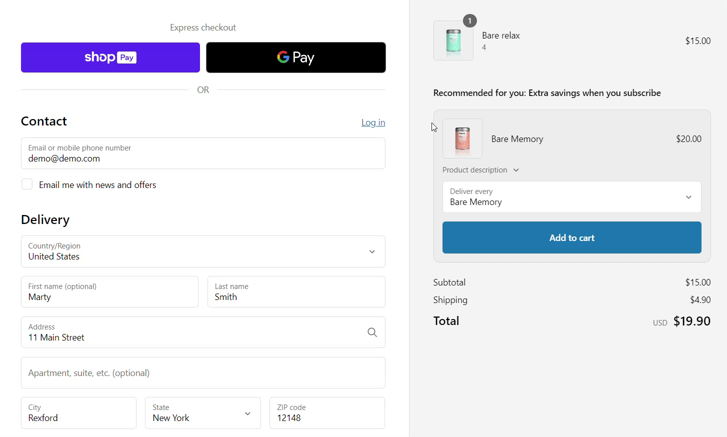 Getting started with Checkout Cross-Sell – Recharge