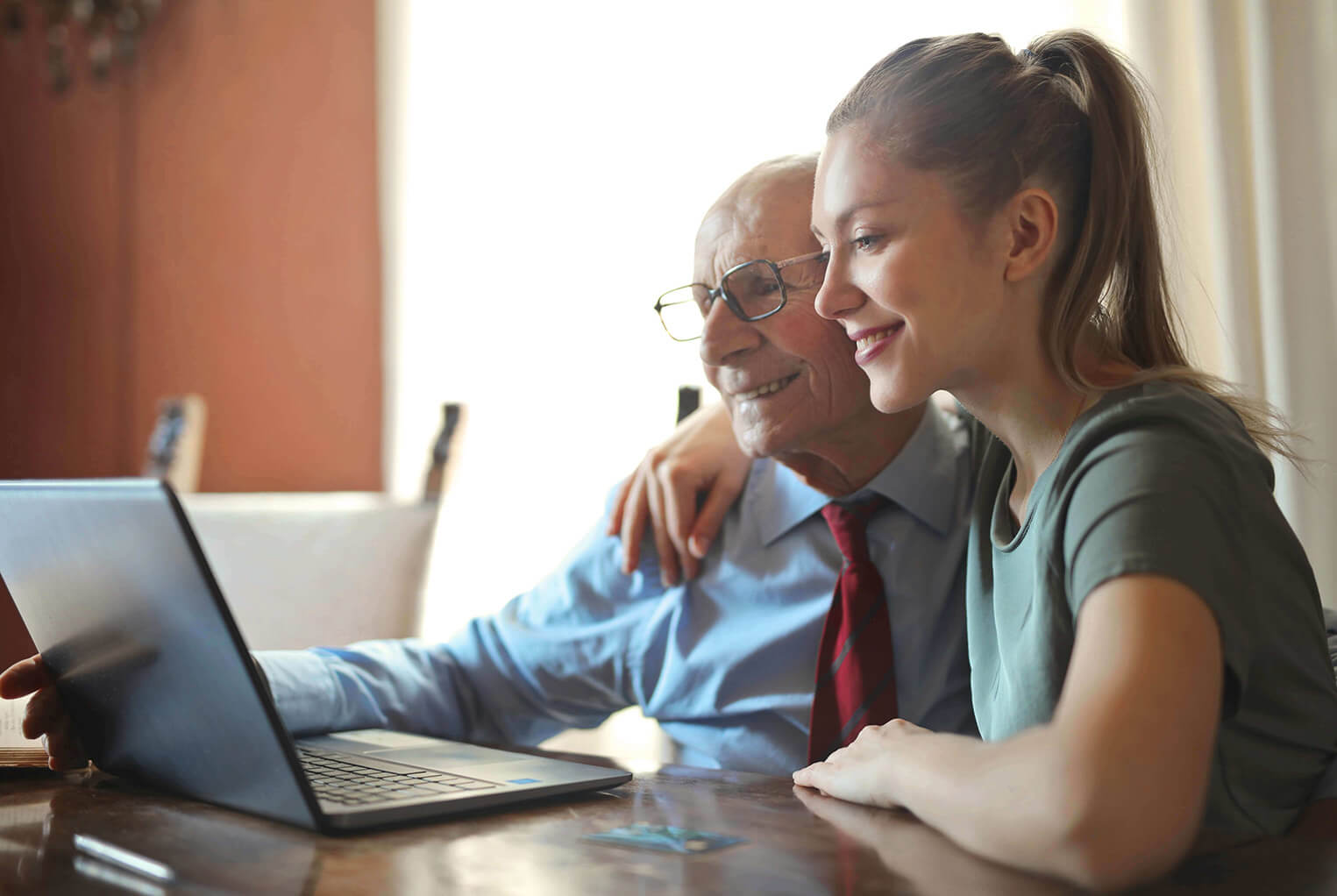 Enjoy the nostalgia of old photos and memories with your family