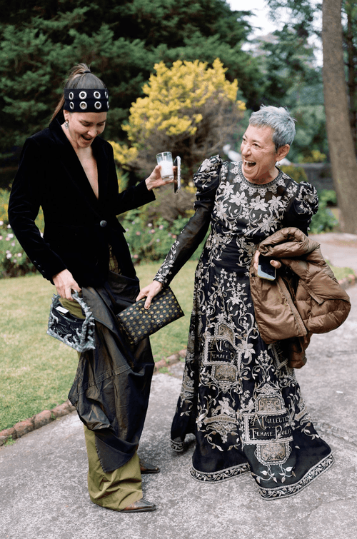A stylish forest affair where guests met the enchanting embrace of nature.