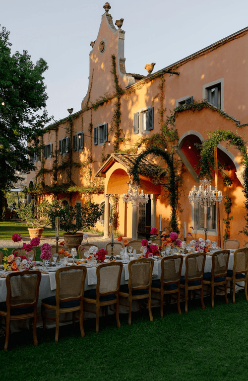 An Italian romance brought to life, blending classic elegance with modern charm in a picturesque setting.