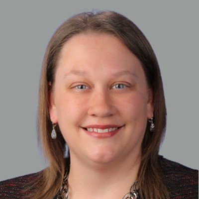 Samantha Jacques, PhD, FACHE, VP Clinical Engineering, McLaren Health Care; HSCC AI Task Group Co-Lead Webinar Headshot