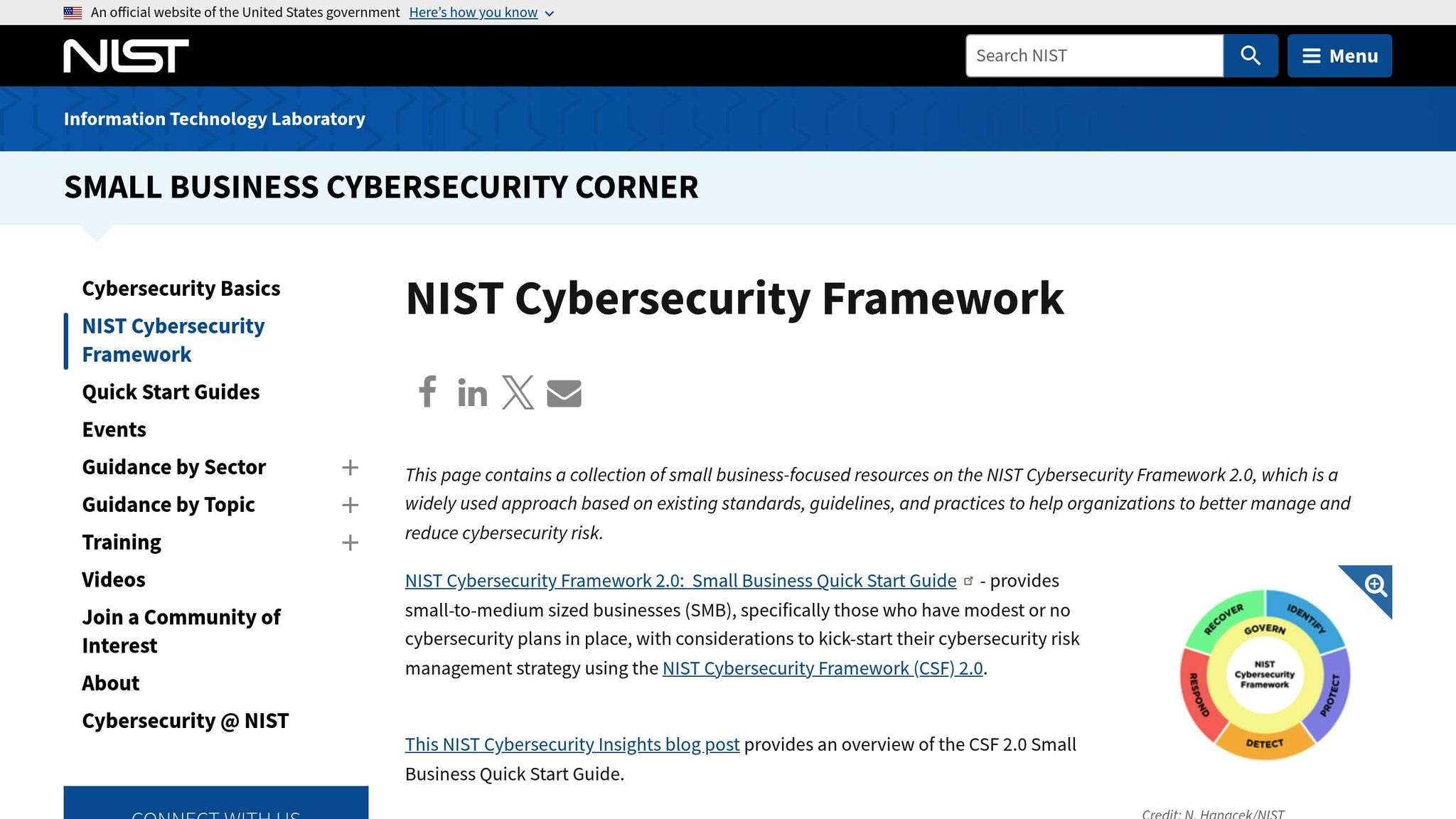 NIST Cybersecurity Framework