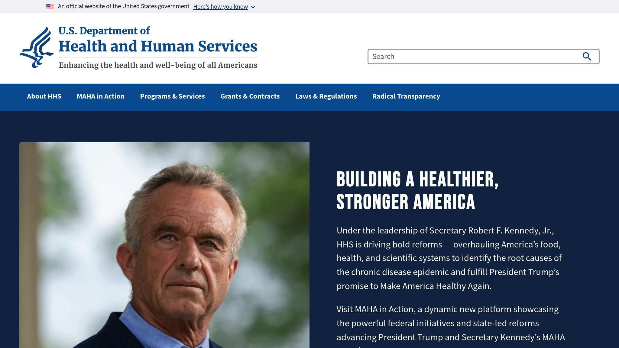 Department of Health and Human Services