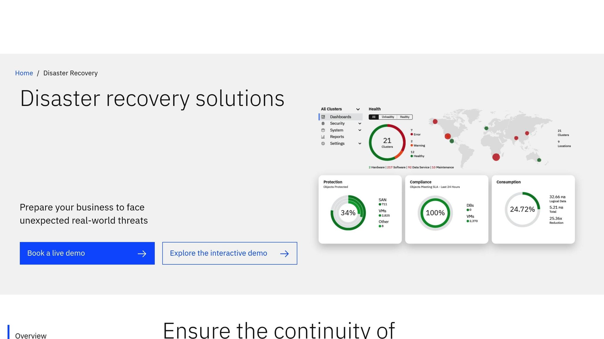 IBM Disaster Recovery Services