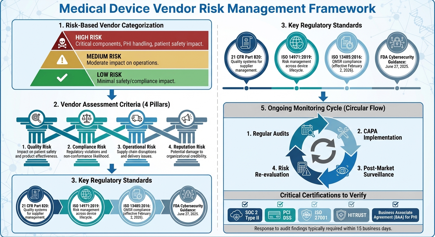 Medical Device Vendor Risk Management Framework: Assessment to Monitoring