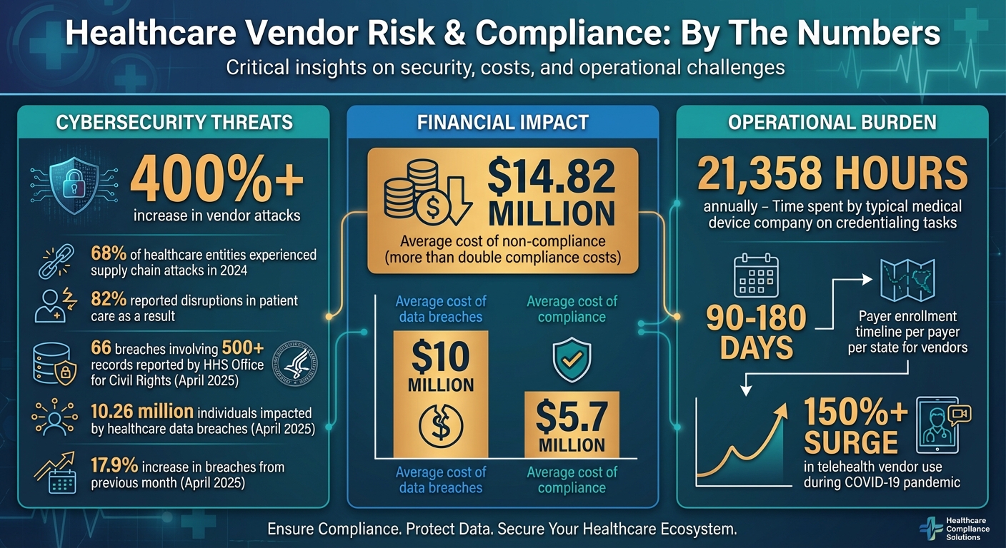 Healthcare Vendor Risk and Compliance Statistics 2024-2025