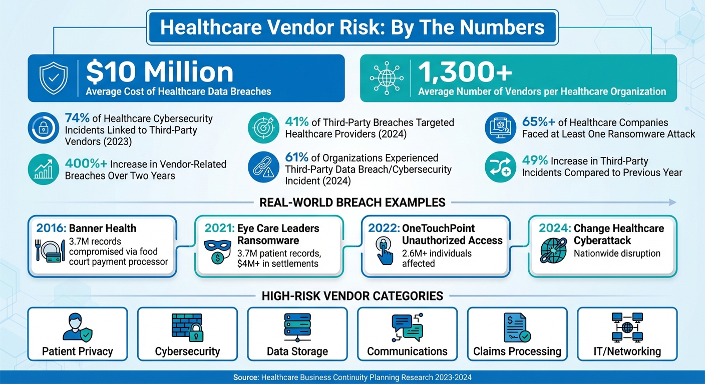 Healthcare Vendor Risk Statistics and Critical Impact Areas