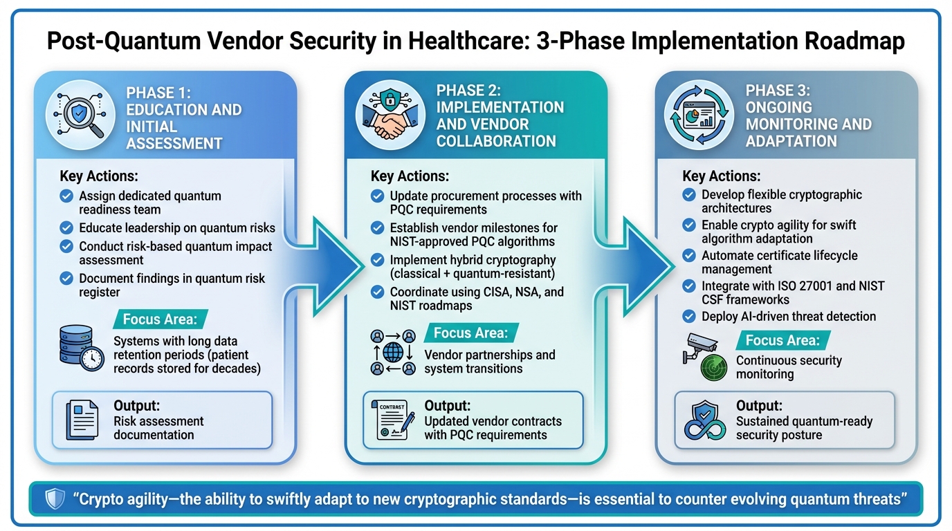 3-Phase Roadmap for Healthcare Quantum Readiness Implementation