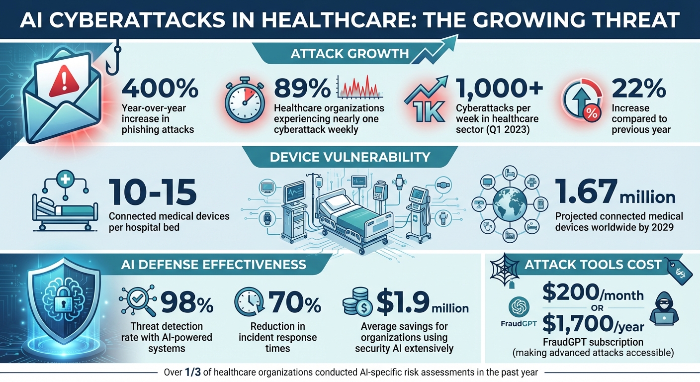 AI Cyberattack Statistics in Healthcare: Key Threats and Impact