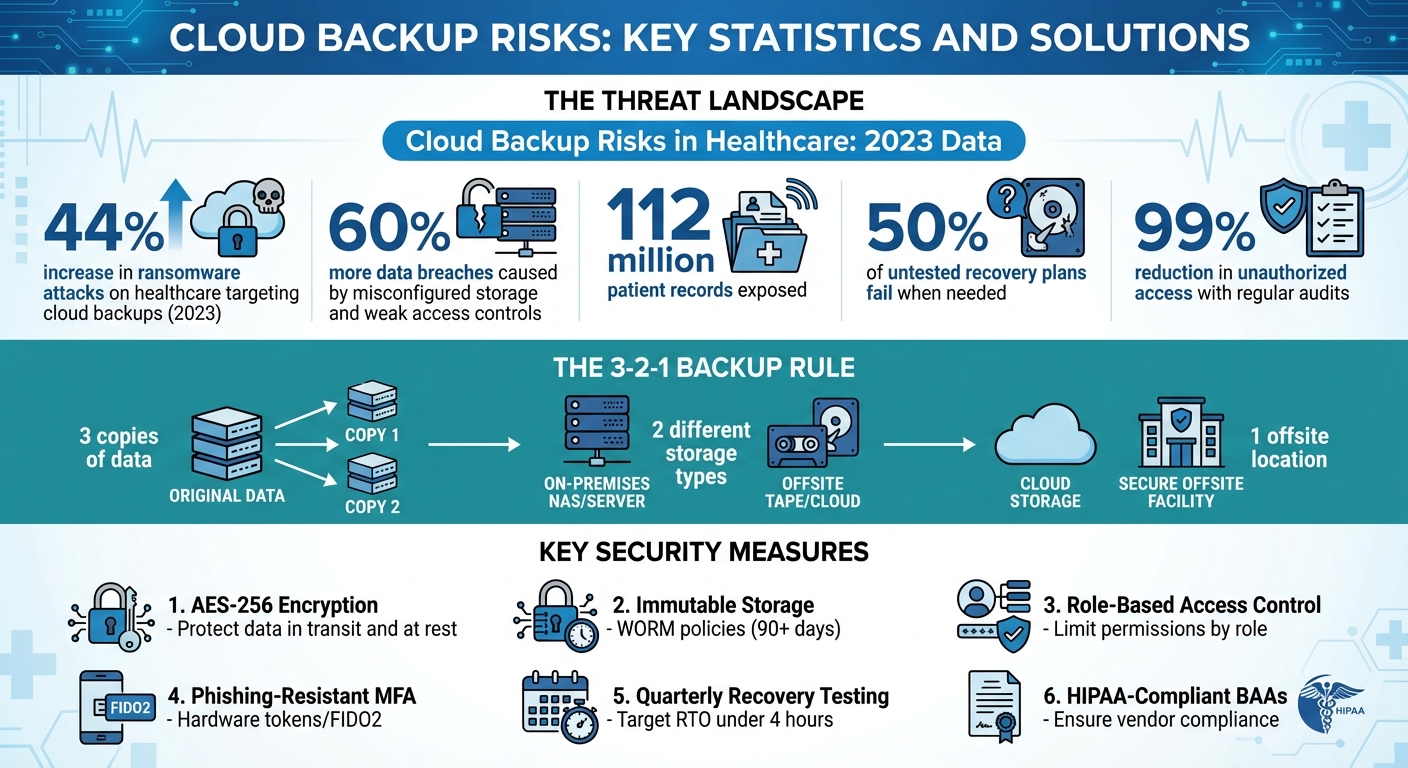 Cloud Backup Risks and Security Statistics for Healthcare Organizations