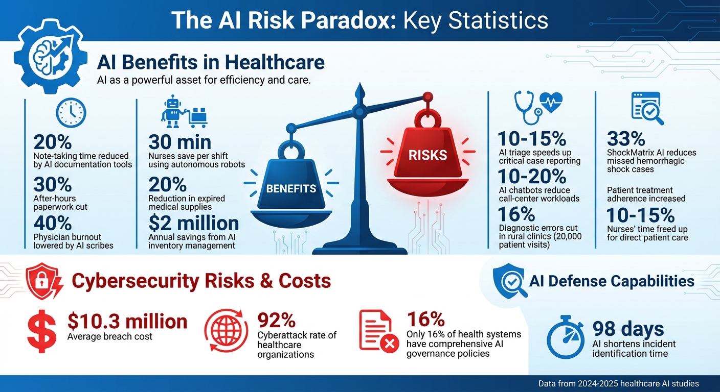 AI in Healthcare: Key Statistics on Benefits, Risks, and Impact