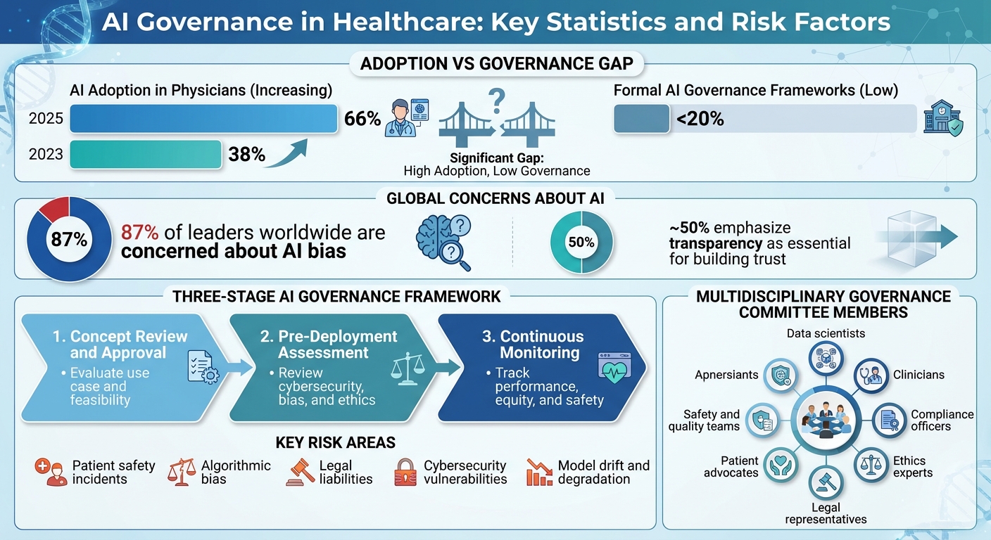 AI Governance in Healthcare: Key Statistics and Risk Factors 2025