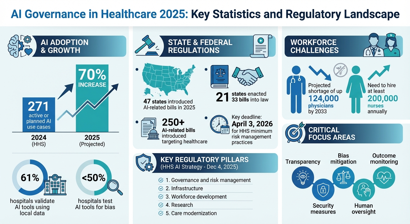 AI Governance in Healthcare 2025: Key Statistics and Regulatory Landscape