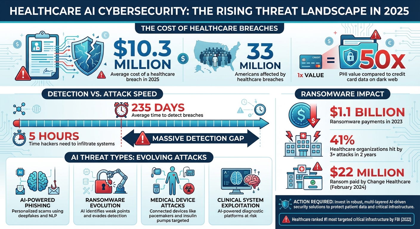 AI-Driven Healthcare Cyber Threats: Key Statistics and Impact 2025