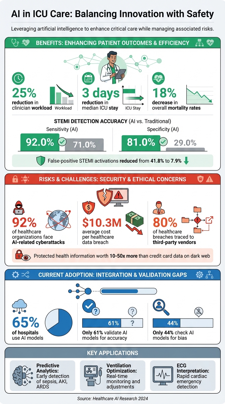 AI in ICU Care: Key Statistics on Benefits, Risks, and Adoption Rates