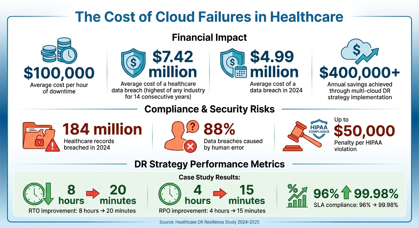 Healthcare Cloud Disaster Recovery: Key Statistics and Financial Impact