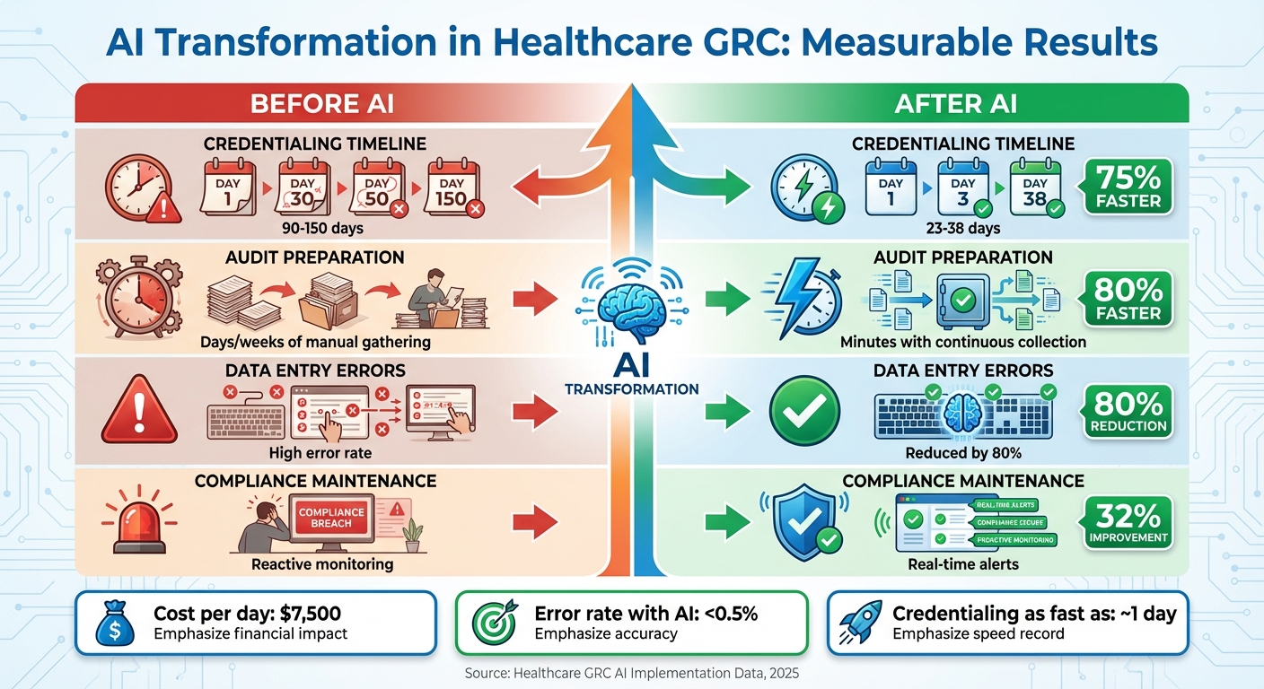 AI Impact on Healthcare Credentialing and Auditing: Before vs After Performance Metrics