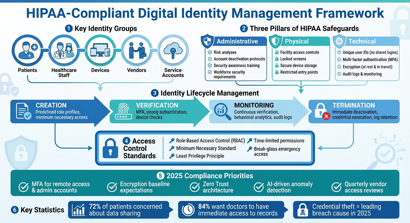 HIPAA-Compliant Digital Identity Management Framework