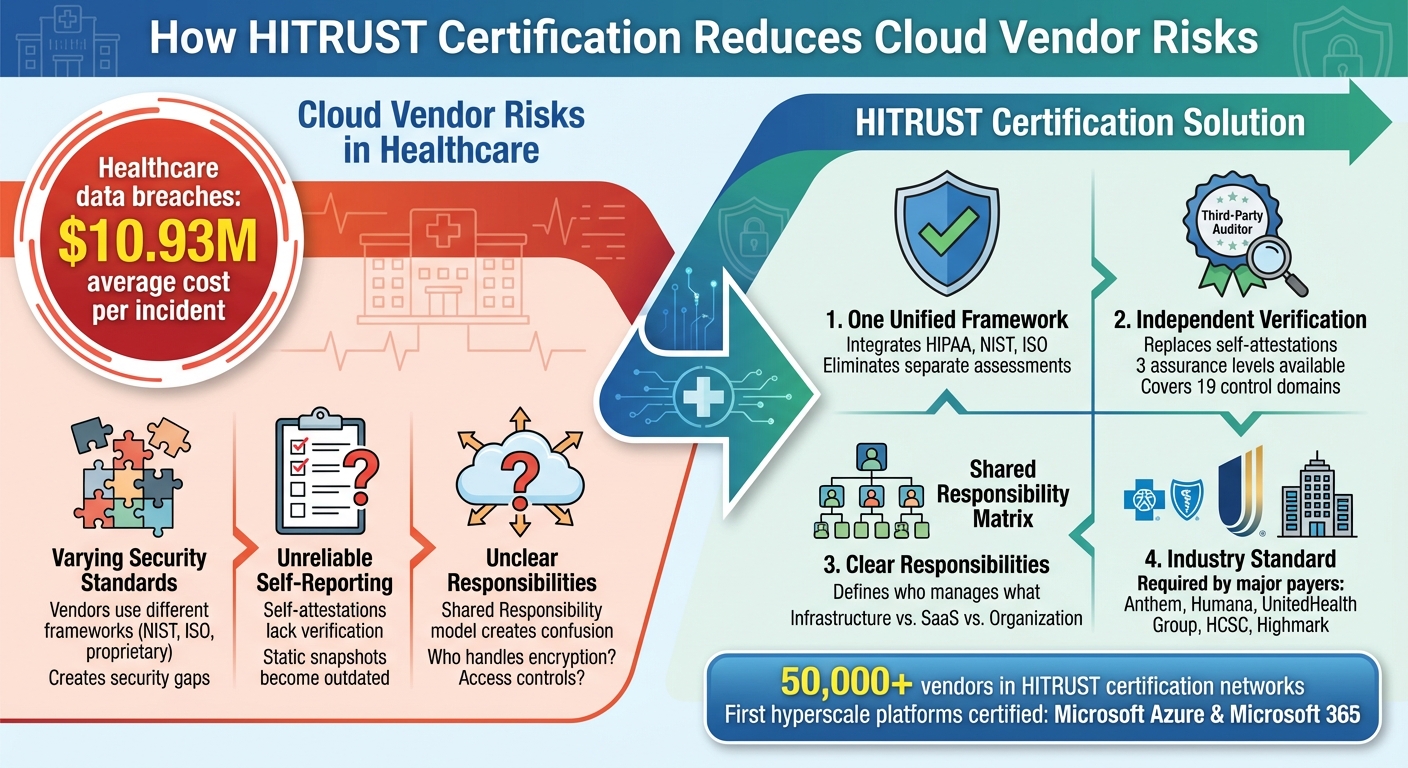 How HITRUST Certification Reduces Cloud Vendor Risks in Healthcare