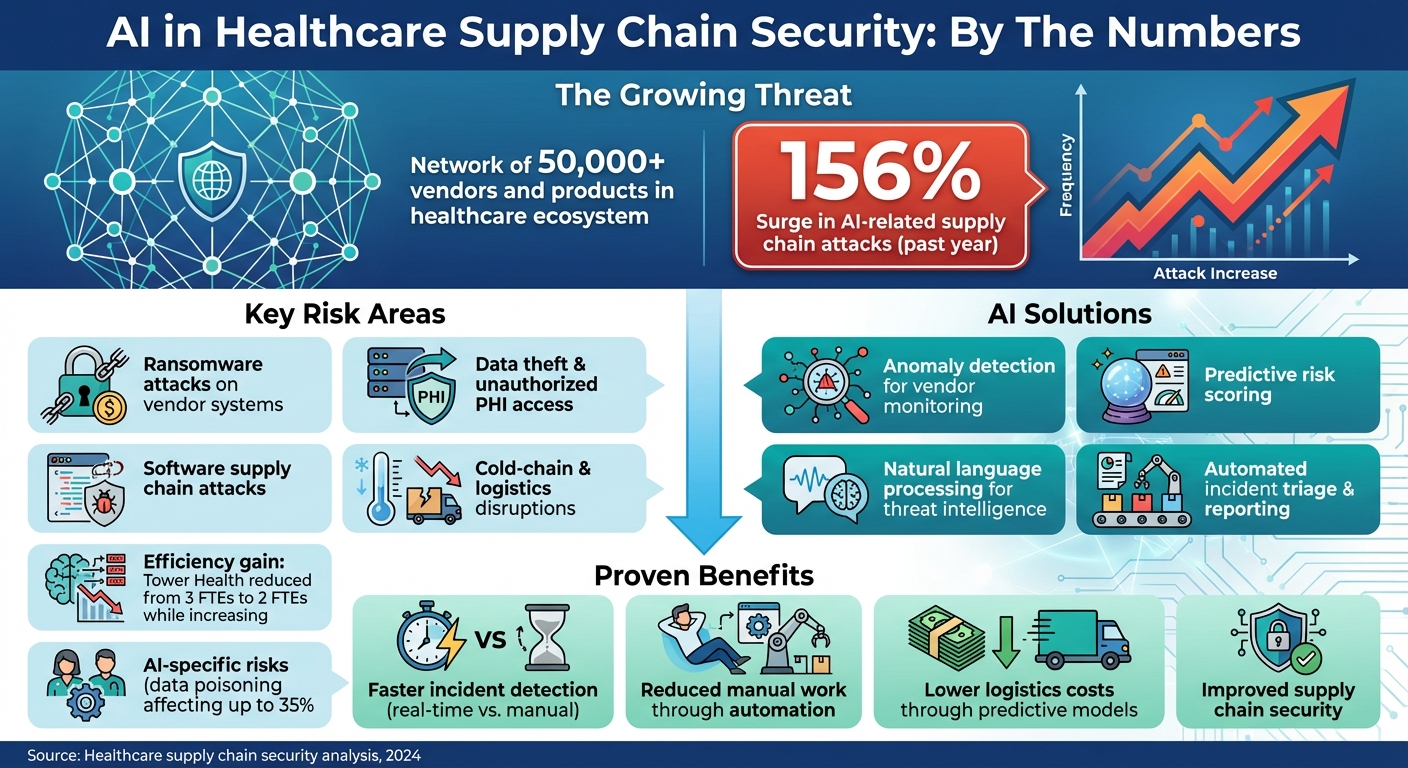 AI-Driven Healthcare Supply Chain Security: Key Statistics and Benefits
