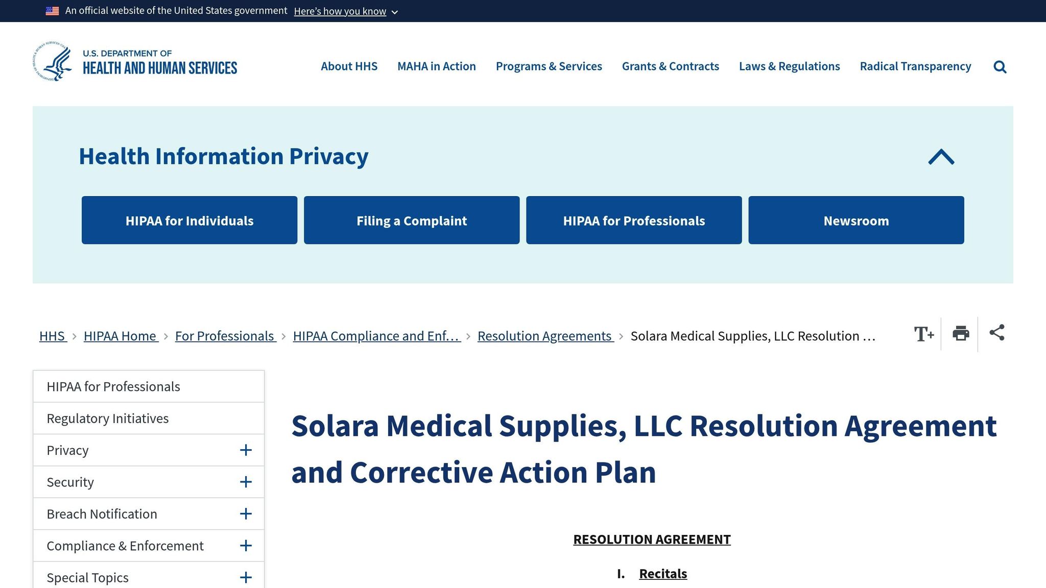 Solara Medical Supplies