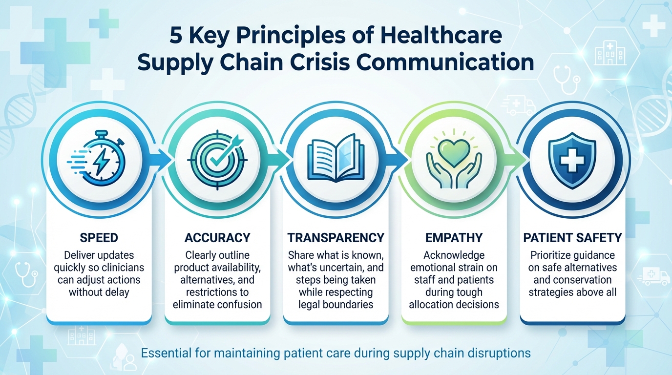 5 Key Principles of Healthcare Supply Chain Crisis Communication