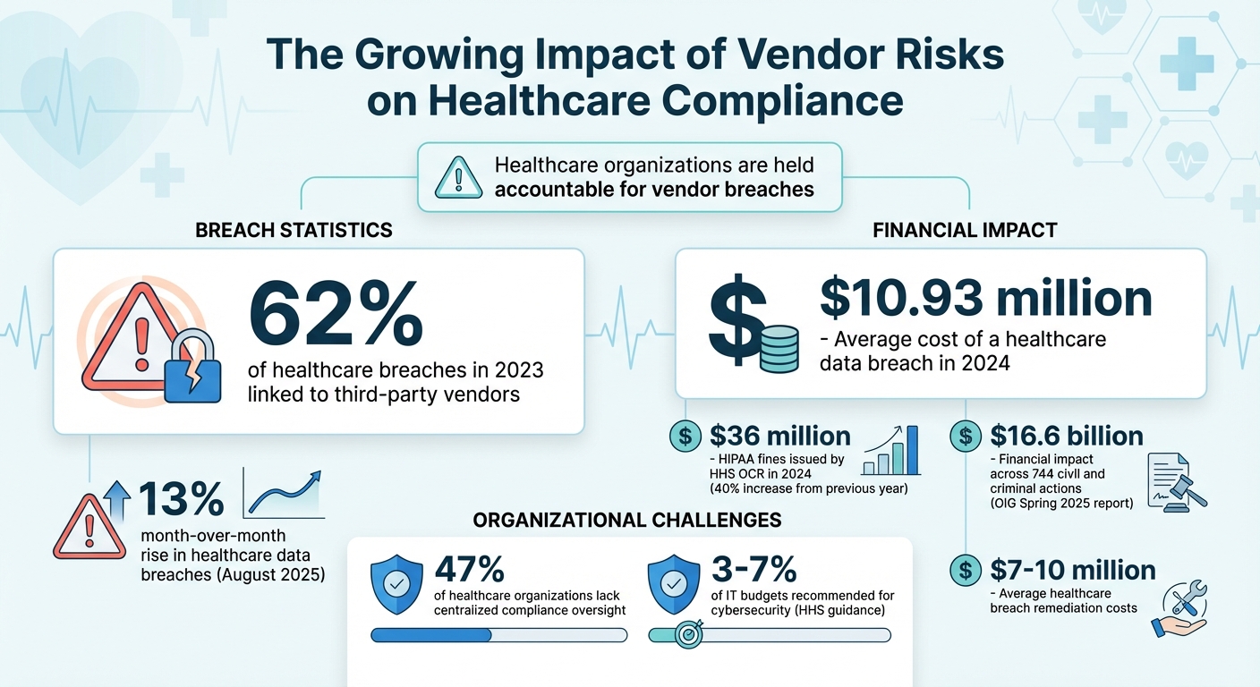 Healthcare Vendor Risk Statistics and Compliance Costs 2023-2024