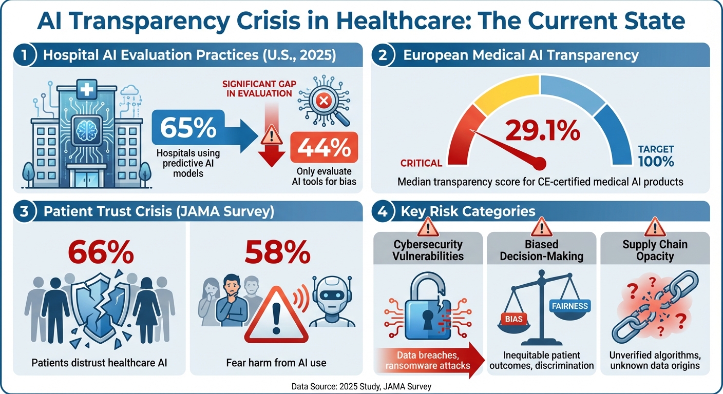 AI Transparency Crisis in Healthcare: Key Statistics and Patient Trust Data