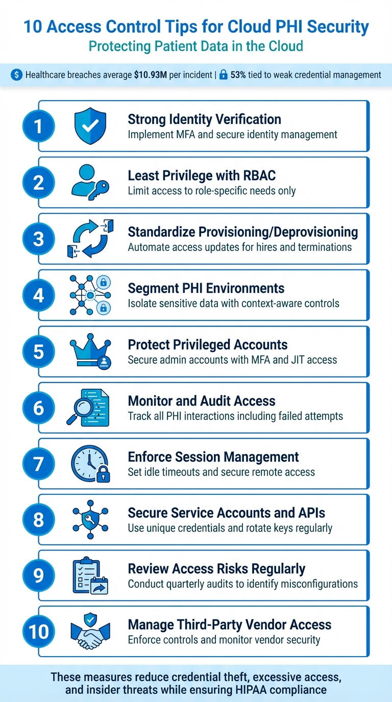 10 Essential Access Control Tips for Cloud PHI Security