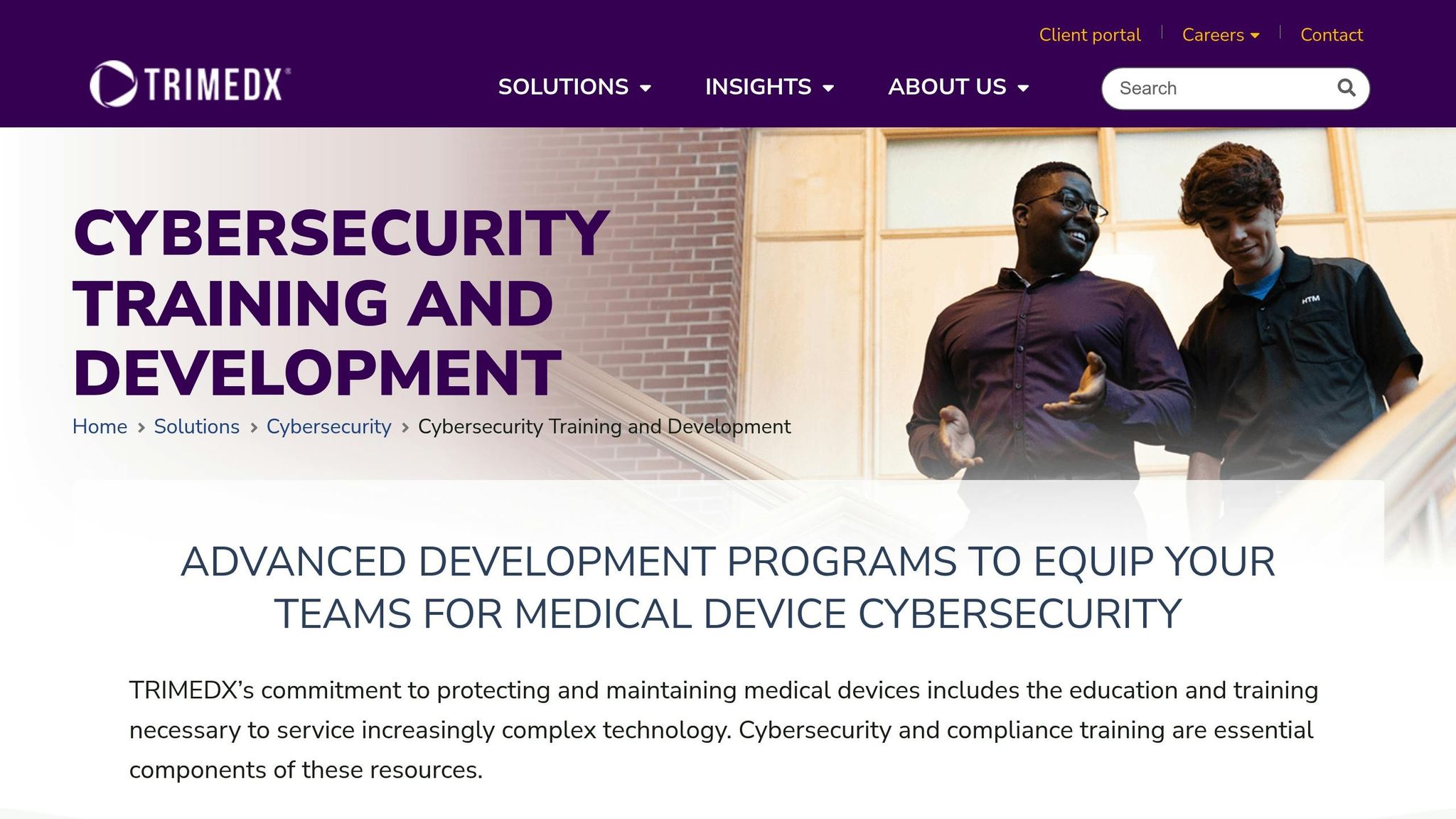 TRIMEDX CE Cyber Academy