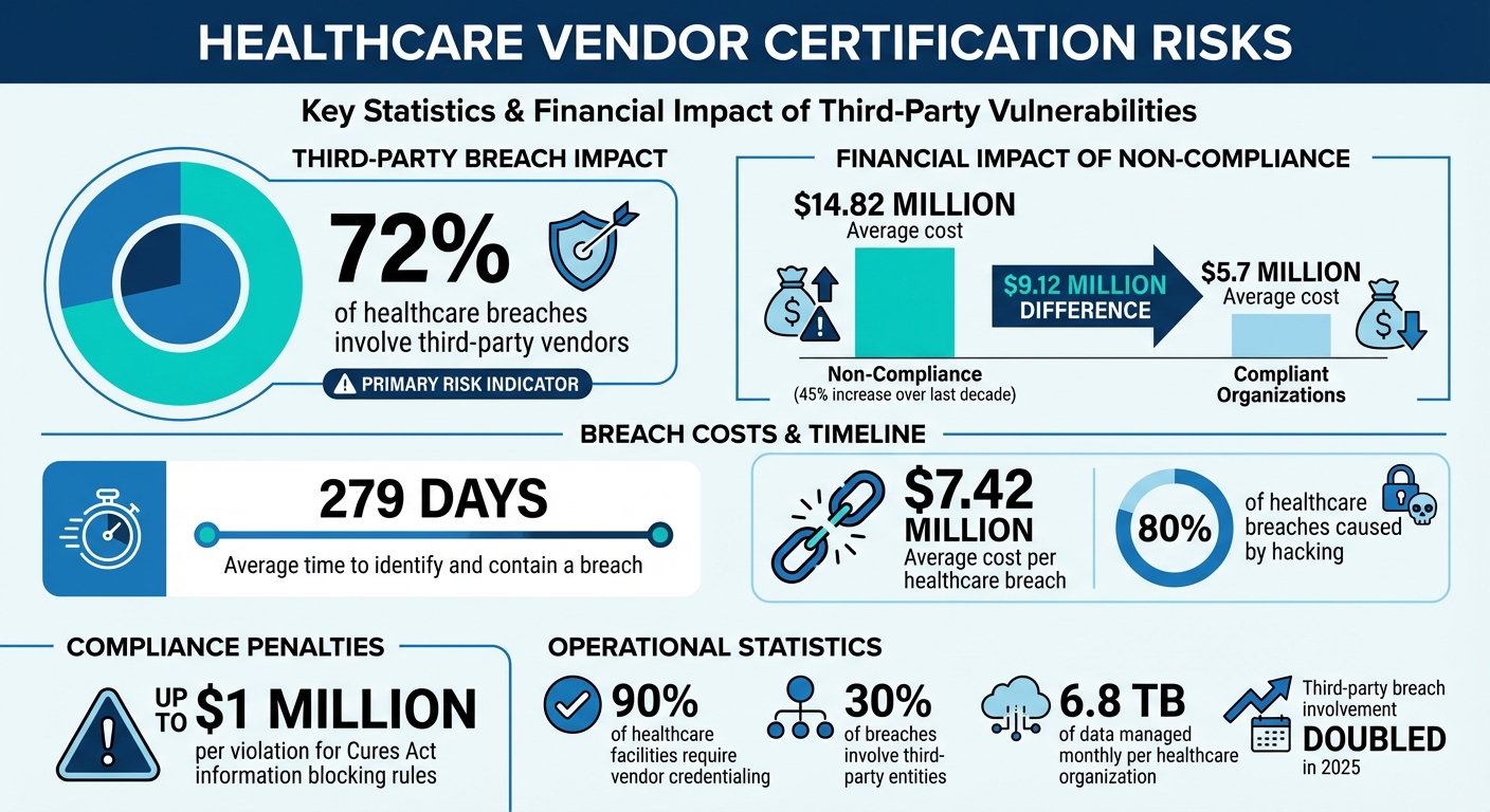 Healthcare Vendor Certification Risks: Key Statistics and Compliance Costs