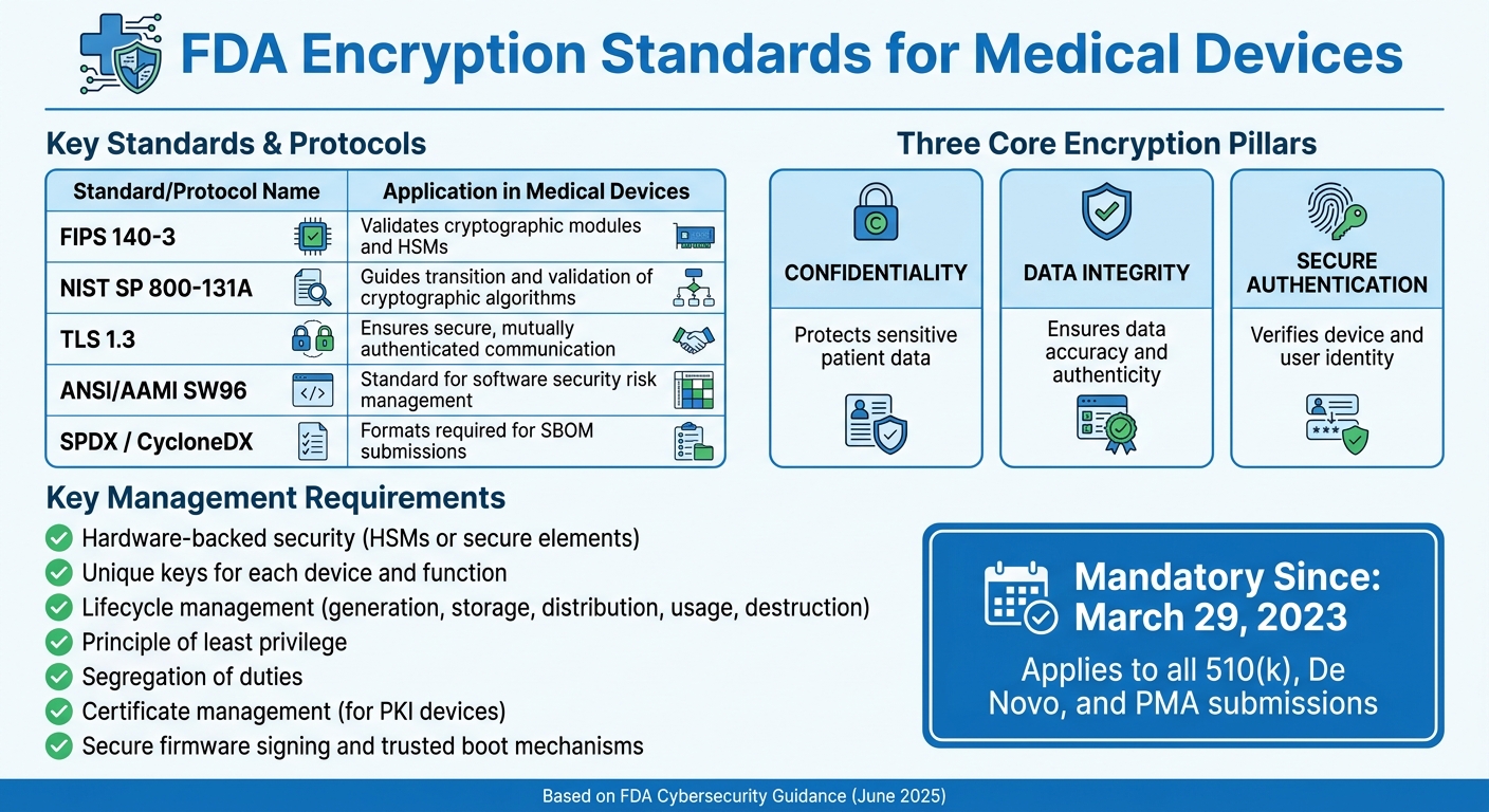 FDA Encryption Standards and Requirements for Medical Devices