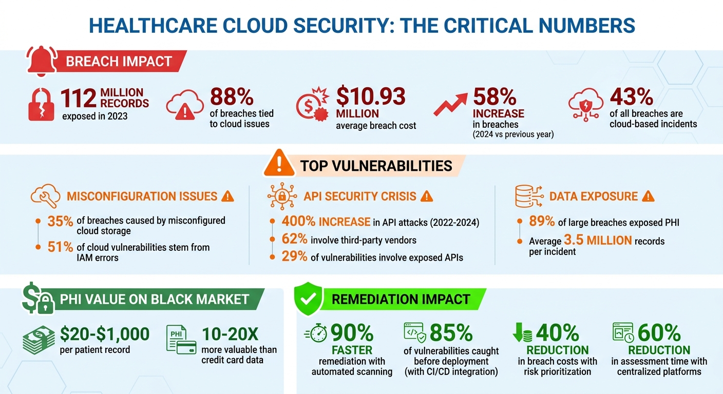 Healthcare Cloud Security Statistics: Breach Costs, Vulnerabilities, and Attack Trends 2023-2024