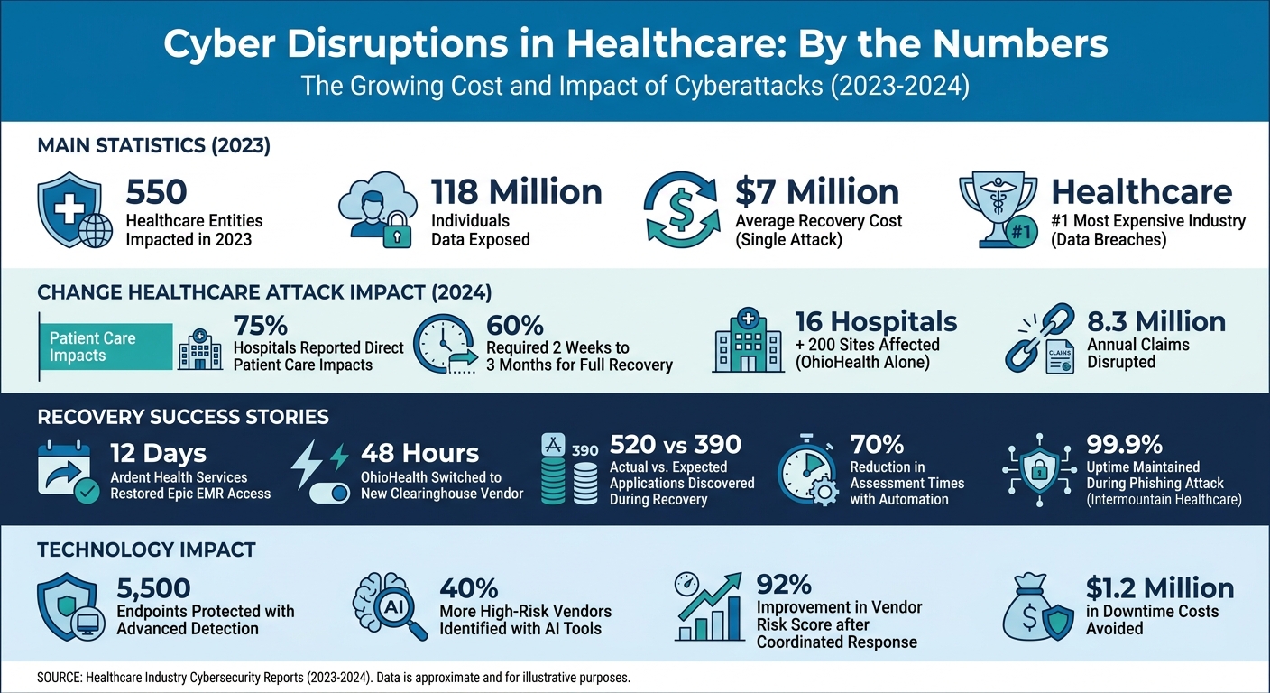 Healthcare Cybersecurity Statistics and Impact 2023-2024