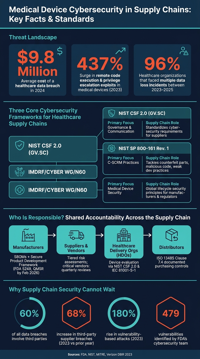 Medical Device Cybersecurity: Key Stats & Standards at a Glance