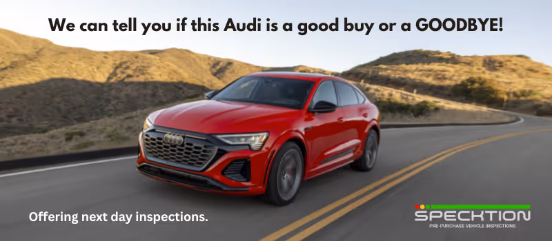 Comprehensive Audi inspection