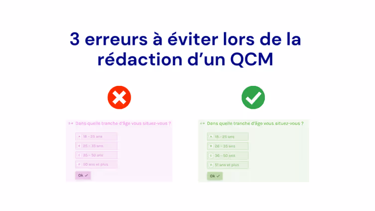 3 erreurs à éviter lors de la rédaction d’un QCM